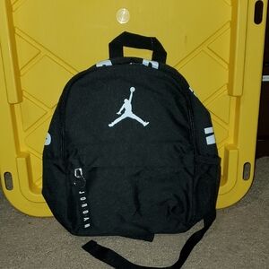 Jordan Black Backpack with Iconic Jumpman Logo